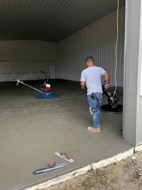 concrete installation