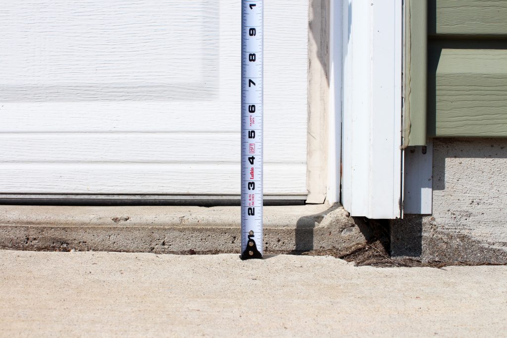 Uneven Concrete Apron